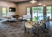 Thumbnail 19 of 38 - Clubroom With Smart Tv at Woodbridge Apartments, Louisville, KY