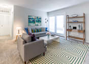 Thumbnail 9 of 68 - Living Room Interior at Gramercy Apartments, Carmel, 46032
