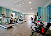 Thumbnail 32 of 68 - Cardio Machines In Gym at Gramercy Apartments, Carmel