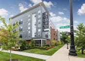 Thumbnail 1 of 34 - the building in which the hotel is located at 310 at Nulu Apartments-Student, Louisville