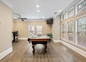 Thumbnail 24 of 33 - A room with a pool table at Village at Almand Creek, Conyers, Georgia
