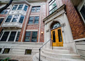 Thumbnail 19 of 28 - Apartment Exterior at The Plaza at Library Square, Indiana, 46204