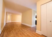 Thumbnail 1 of 28 - Spacious Living Area at The Plaza at Library Square, Indianapolis, IN
