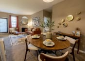 Thumbnail 19 of 32 - Decorated dining room at The Reserve at Williams Glen Apartments, Zionsville, IN