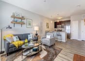 Thumbnail 19 of 35 - Living Room With Kitchen at Whetstone Flats, Nashville, 37211