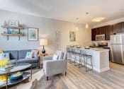 Thumbnail 6 of 35 - Kitchen and Living Room View at Whetstone Flats, Nashville, 37211
