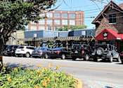 Thumbnail 7 of 35 - Parking area in front of the apartmentat The Argyle on Mass Ave, Indiana