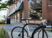 Thumbnail 5 of 35 - Cycle standing in front of the apartment at The Argyle on Mass Ave, Indianapolis, Indiana