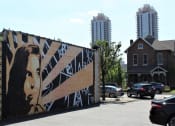 Thumbnail 9 of 35 - Wall art view and the apartment at The Argyle on Mass Ave, Indianapolis, IN, 46202