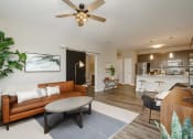 Thumbnail 28 of 35 - Living Room With Kitchen View at Whetstone Flats, Tennessee