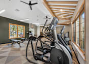 Thumbnail 15 of 27 - Fitness Center area at The Winds at Poplar Creek Apartments , Schaumburg