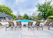 Thumbnail 28 of 38 - Extensive Resort Inspired Pool Deck at Woodbridge Apartments, Kentucky