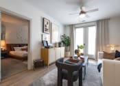 Thumbnail 45 of 53 - a living room and bedroom in a 555 waverly unit