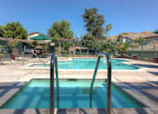 Thumbnail 12 of 15 - Pool and Spa at CASTAIC LAKE SENIOR VILLAGE, California