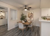 Thumbnail 5 of 38 - dining area with ceiling fan at THE ARLO, Citrus Heights, CA, 95621
