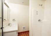 Thumbnail 16 of 50 - White Bathroom at Fairview Village Homes, Fairview, OR