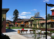 Thumbnail 12 of 16 - Benches In Courtyard at Bridge Meadows North Portland 55+, Oregon