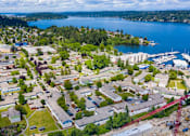 Thumbnail 1 of 20 - Drone View at Lake Washington Apartments, Seattle, 98118