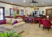 Thumbnail 5 of 9 - Clubhouse with seating at Doral Terrace, Doral, Florida