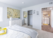 Thumbnail 16 of 19 - Bedroom at THE EDGE Apartments, DAVIS, California
