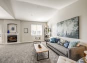Thumbnail 10 of 63 - Living room with window at BELLA SONOMA, Fife, WA 98424