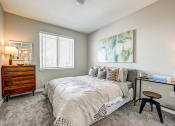 Thumbnail 54 of 63 - Bedroom with window at BELLA SONOMA, Fife Washington