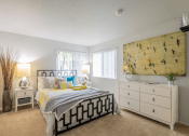Thumbnail 17 of 19 - Bedroom with window at THE EDGE Apartments, DAVIS, 95618