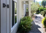 Thumbnail 8 of 19 - A white deck with a glass window and a white railing.at Via Casitas, Greenbrae California