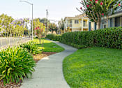Thumbnail 18 of 18 - Garden Walkway at LINCOLN GARDENS APARTMENTS, Napa, 94559