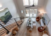 Thumbnail 24 of 24 - a view of the living room from the loft at Luella, Sacramento