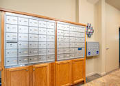 Thumbnail 23 of 29 - Mail Room at Fairview Village Apartments, Fairview, OR