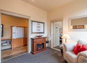Thumbnail 21 of 29 - Fireplace Living at Fairview Village Apartments, Fairview, OR, 97024