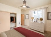 Thumbnail 6 of 34 - Bedroom With Closet at Fairview Village Homes, Fairview, Oregon