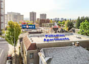 Thumbnail 35 of 36 - A view of a cityscape with a building named Palladian Apartments in the foreground.at Palladian Apartments, Oregon, 97201?
