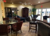 Thumbnail 9 of 17 - lobby and lounge area for residents at Laguna Pointe, Pompano Beach, FL