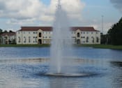 Thumbnail 2 of 14 - community exterior with fountain at Mission Pointe Apartments, Florida, 32218