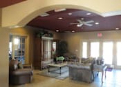 Thumbnail 11 of 21 - Living couch at Carolina Club Apartments, Florida