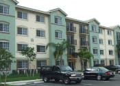 Thumbnail 1 of 16 - Exterior view of building with parking at Harbour Cove, Hallandale Beach, FL 33009