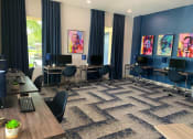 Thumbnail 15 of 27 - Business center interior at Tuscany Place Apartments, Homestead 
