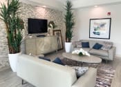 Thumbnail 13 of 27 - Lounge and seating area with TV at Tuscany Place Apartments, Florida, 33032