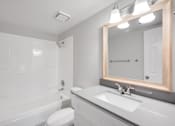 Thumbnail 12 of 12 - White Bathroom at Zoom Apartments, Las Vegas, NV
