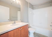 Thumbnail 16 of 20 - White Bathroom at PALMETTO RIDGE Apartments, Florida