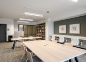 Thumbnail 12 of 22 - a meeting room with tables and chairs at QUINN BY VINTAGE, Shoreline, WA 98155