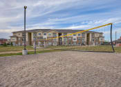 Thumbnail 44 of 48 - Volley Ball court with sand at Salish Flats APARTMENTS, Airway Heights