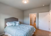 Thumbnail 7 of 48 - large bedroom with bed at Salish Flats APARTMENTS, Airway Heights, WA
