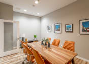 Thumbnail 26 of 48 - conference room with long table and chairs at Salish Flats APARTMENTS, Airway Heights, WA