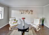 Thumbnail 12 of 26 - living area with plank flooring at THE POST Apartments, PLEASANT HILL , California