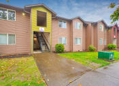 Thumbnail 44 of 46 - Exterior of building with landscape at TOWNSHIP Apartments, CANBY, OR 97013
