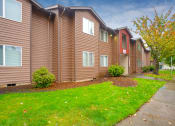 Thumbnail 2 of 46 - Exterior of building with landscape at TOWNSHIP Apartments, Oregon