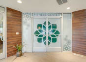 Thumbnail 33 of 46 - Entry door to fitness room at TOWNSHIP Apartments, CANBY, OR 97013